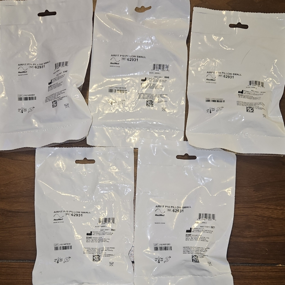 Airfit CPAP Nasel Pillow Small Size P10 Lot of 5 62931